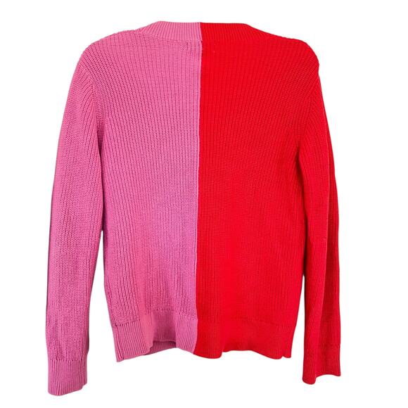Stella McCartney Kids Cosmic Cardigan Girls Red Pink Designer Rib Knit Size 12 - Picture 5 of 8